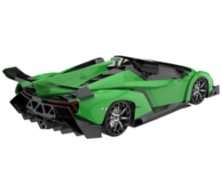 Sport car isolated on transparent background. 3d rendering - illustration png