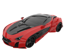 Sport car isolated on transparent background. 3d rendering - illustration png