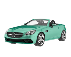 Sport car isolated on transparent background. 3d rendering - illustration png