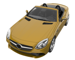 Sport car isolated on transparent background. 3d rendering - illustration png