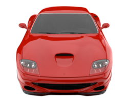 voiture de sport isolée sur fond transparent. rendu 3d - illustration png