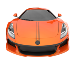 Sport car isolated on transparent background. 3d rendering - illustration png