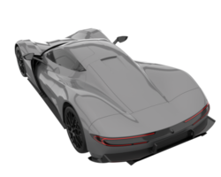 voiture de sport isolée sur fond transparent. rendu 3d - illustration png