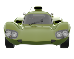 voiture de sport isolée sur fond transparent. rendu 3d - illustration png