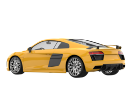 Sport car isolated on transparent background. 3d rendering - illustration png