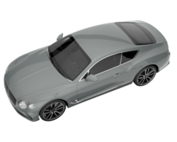 Sport car isolated on transparent background. 3d rendering - illustration png