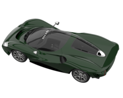 Sport car isolated on transparent background. 3d rendering - illustration png