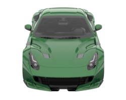 carro esporte isolado em fundo transparente. renderização 3D - ilustração png