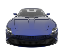 Sport car isolated on transparent background. 3d rendering - illustration png