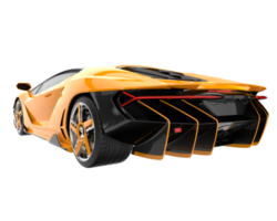 Sport car isolated on transparent background. 3d rendering - illustration png