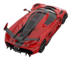 Sport car isolated on transparent background. 3d rendering - illustration png