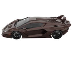 Sport car isolated on transparent background. 3d rendering - illustration png