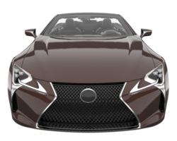 voiture de sport isolée sur fond transparent. rendu 3d - illustration png