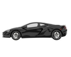 Sport car isolated on transparent background. 3d rendering - illustration png