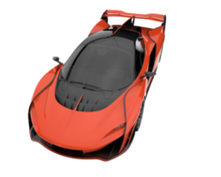 Sport car isolated on transparent background. 3d rendering - illustration png