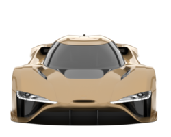 voiture de sport isolée sur fond transparent. rendu 3d - illustration png