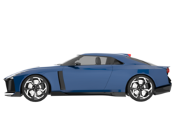 Sport car isolated on transparent background. 3d rendering - illustration png