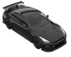 voiture de sport isolée sur fond transparent. rendu 3d - illustration png