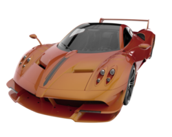 carro esporte isolado em fundo transparente. renderização 3D - ilustração png