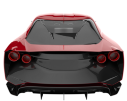 Sport car isolated on transparent background. 3d rendering - illustration png