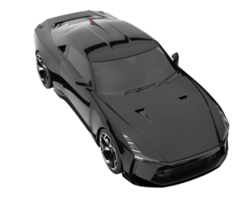 voiture de sport isolée sur fond transparent. rendu 3d - illustration png