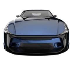 Sport car isolated on transparent background. 3d rendering - illustration png