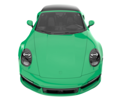 Sport car isolated on transparent background. 3d rendering - illustration png