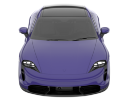 carro esporte isolado em fundo transparente. renderização 3D - ilustração png