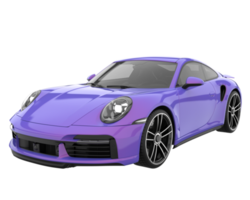 Sport car isolated on transparent background. 3d rendering - illustration png