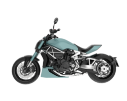 motocicleta aislada sobre fondo transparente. Representación 3d - ilustración png