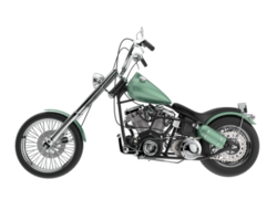 Motorcycle isolated on transparent background. 3d rendering - illustration png