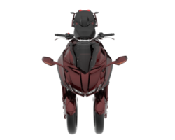 Motorrad isoliert auf transparentem Hintergrund. 3D-Rendering - Abbildung png