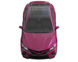 Modern car isolated on transparent background. 3d rendering - illustration png