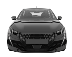 Modern car isolated on transparent background. 3d rendering - illustration png