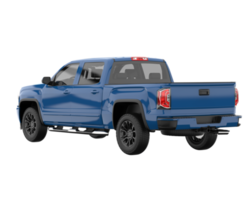 Pickup truck isolated on transparent background. 3d rendering - illustration png