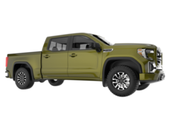 Pickup truck isolated on transparent background. 3d rendering - illustration png