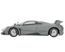 voiture de sport isolée sur fond transparent. rendu 3d - illustration png