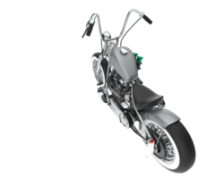 motorcykel isolerat på transparent bakgrund. 3d tolkning - illustration png