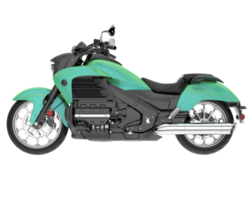 Motorrad isoliert auf transparentem Hintergrund. 3D-Rendering - Abbildung png