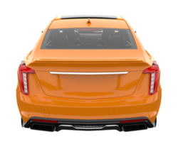 Modern car isolated on transparent background. 3d rendering - illustration png
