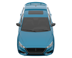 modern auto geïsoleerd Aan transparant achtergrond. 3d renderen - illustratie png