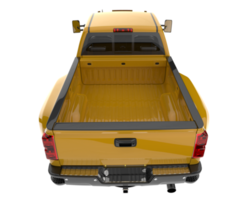 Pickup truck isolated on transparent background. 3d rendering - illustration png