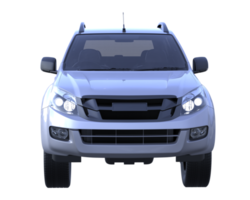 Pickup truck isolated on transparent background. 3d rendering - illustration png