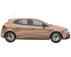 carro moderno isolado em fundo transparente. renderização 3D - ilustração png