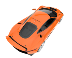 Race car isolated on transparent background. 3d rendering - illustration png