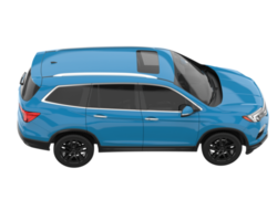 Realistic SUV isolated on transparent background. 3d rendering - illustration png