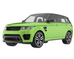 realistisch suv geïsoleerd Aan transparant achtergrond. 3d renderen - illustratie png