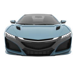 Sport car isolated on transparent background. 3d rendering - illustration png