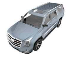 Realistic SUV isolated on transparent background. 3d rendering - illustration png