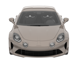 carro esporte isolado em fundo transparente. renderização 3D - ilustração png